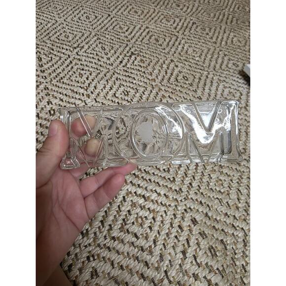 Fostoria for Avon MOM Glass Paperweight Picture Frame Mothers Day Crystal VTG - Picture 6 of 14